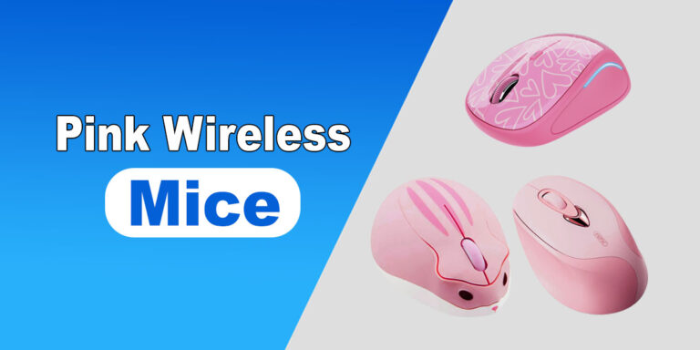 Pink Wireless Mice
