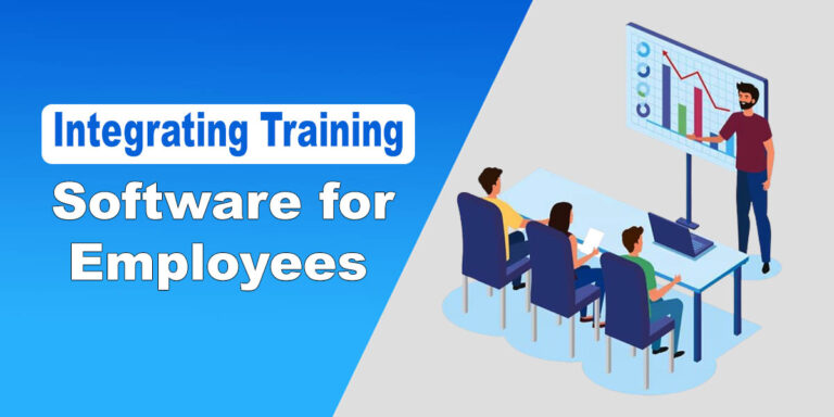 Centralized data management is made possible through the integration of training software for employees with other systems.